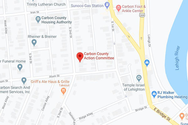 Open map to Carbon County Action Committee For Human Services in Google Maps